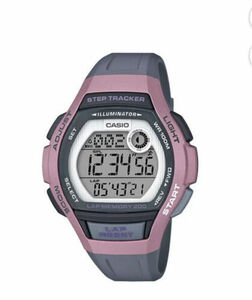 Casio Women's Step Tracker Watch, Gray/Pink LWS2000H-4AV 海外 即決