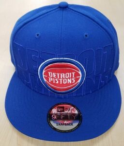 DETROIT PISTONS NBA NEW ERA 9FIFTY OFFICIAL NBA DRAFT SNAPBACK HAT CAP BLUE 海外 即決