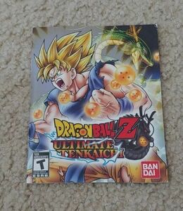 Dragon Ball Z Ultimate Tenkaichi PlayStation 3 PS3 Instruction Manual Book Only 海外 即決