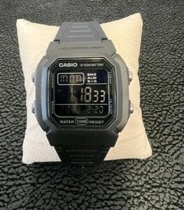 Casio 3240 W-800H 100m Black Digital Watch 海外 即決