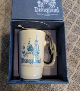 Disney Parks Disneyland 60th Diamond Celebration Starbucks Mug Ornament 海外 即決