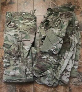 US Military Combat Jacket-Pants Large Reg. Camo Scorpion Fire And Bug Resistant 海外 即決