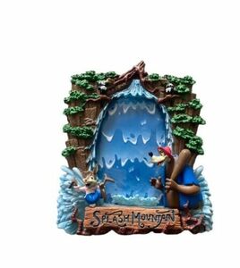 Splash Mountain Disney Parks Disneyland 3D Resin Picture Frame Brer Rabbit, Bear 海外 即決