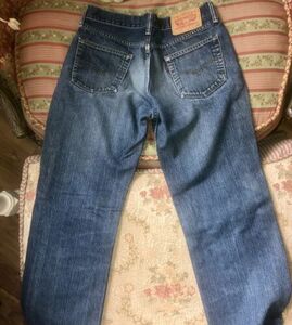 Mens/youthLevis 514 Jeans 29x32 Slim Straight Denim Jeans 海外 即決