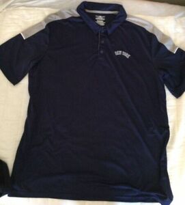 MLB New York Yankees Duo Tone Polo Shirt Size XXL Blue Gray 海外 即決