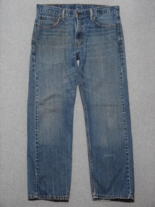 RE15402 2011 **LEVI'S** 505 STRAIGHT LEG JEANS 33x30 (msr 34"x28") 海外 即決