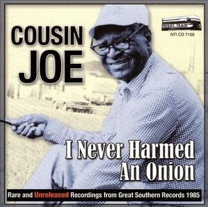 Cousin Joe I Never Harmed An Onion / Night Train Records CDS New 海外 即決