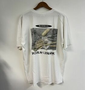 Vintage 1997 Tools Of The Trade Baseball T-Shirt Adult X-Large Off White 海外 即決