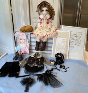 ROSENLIED Holiday Child BJD LTD 10 Miu WS Full Set Extra Code Noir British Doll 海外 即決