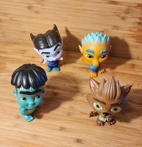 Netflix Super Monsters Figures Monsters Up Collection Lot Of 4 Figures 海外 即決