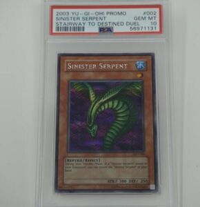 Yu-Gi-Oh! 2003 Sinister Serpent - SDD-002 Stairway To Destiny - PSA 10 GEM MINT 海外 即決