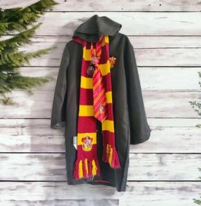 FULL Harry Potter Costume. Adults Red Gold Gryffindor. Robe, Tie, Scarf, Glasses 海外 即決