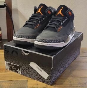 サイズ28cm(US10) - Jordan 3 Retro 2023 Mid Fear - Worn Once 海外 即決