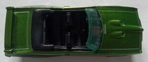 Hot Wheels Car - 1970 Pontiac GTO Green Convertible - Die Cast Car 海外 即決