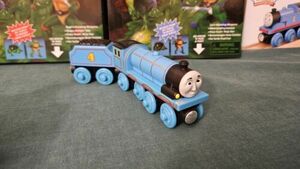 Fisher Price Thomas Wooden Railway Train Talking Gordon Express Engine WORKS EUC 海外 即決