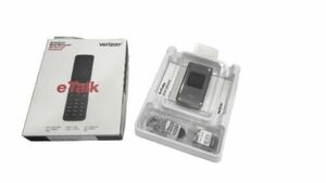 Open Box VERIZON eTalk KAZF019PP Flip Phone No Annual Contract 海外 即決