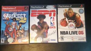 NBA Street Vol. 2 Sony PlayStation 2 + ESPN 2K5 & NBA Live 06 | Tested 海外 即決