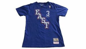 Mitchell & Ness Allen Iverson East All Star Double Sided T Shirt M 21x30 NBA 海外 即決