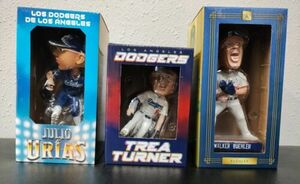 Dodgers Bobblehead (Lot Of 3) Julio Urias, Trea Turner, Walker Buehler 海外 即決