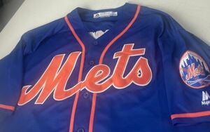 Majestic Cool Base Jersey New York Mets Noah Syndergaard #34 Stitched Sz XL MLB 海外 即決