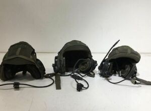 Bose Gentex HGU 55/P Military Combat Vehicle Crewman CVC Headset Set Of 3! Used! 海外 即決