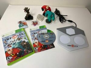 Xbox 360 Disney Infinity 1.0 Starter Pack COMPLETE with Manual 3 Figures Base 海外 即決