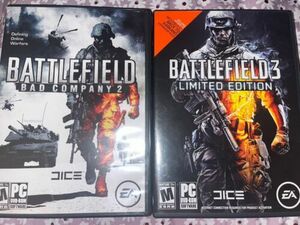 Battlefield Bad Company 2 (PC, 2010) & Battlefield 3 LIMITED EDTN DVD ROM BUNDLE 海外 即決