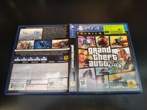 J5 Grand Theft Auto V: Premium Edition (Sony PlayStation 4) w/ Map and Manual 海外 即決