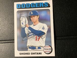 Shohei Ohtani 2024 TOPPS HERITAGE WHITE BORDER PARALLEL #371 LOS ANGELES DODGERS 海外 即決