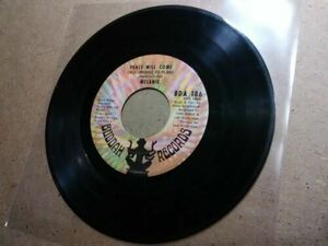 MELANIE: Close To It All/ Peace Will Come [EX] 45RPM, 7" バイナル record (BUDDAH) 海外 即決