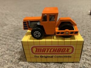 1990 Matchbox #40, Road Roller with box, NEAR MINT 海外 即決