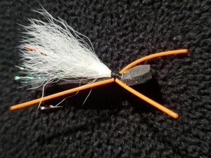 DRY FLIES BLACK MAGIC SIZE 6 CRICKET HOPPER IDYLWILDE FLY FISHING COMPANY 海外 即決