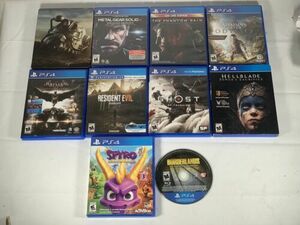 Ps4 Games Lot Fallout Batman Resident Evil Metal Gear Solid Spyro HellBlade 海外 即決