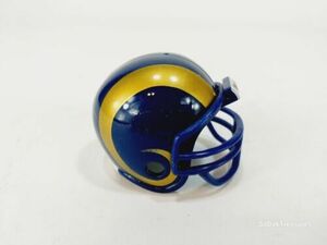 NFL Los Angeles Saint Louis Rams Mighty Racers Mini Football Helmet Collectible 海外 即決