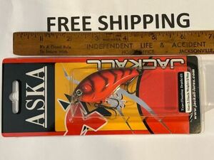 Jackall Aska 60 SR DISCONTINUED CRANKBAIT CRAWFISH COLOR FISHING LURE JAPAN 海外 即決