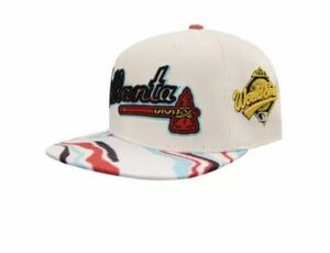 Pro Standard Atlanta Braves Swirl Snapback Hat 海外 即決