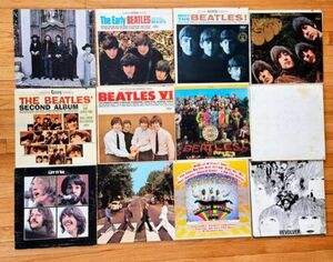 (12) Vintage ビートルズ バイナル Albums! Excellent Condition! *Vintage Pressings* 海外 即決