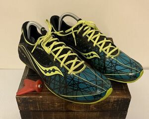 サッカニー ランニング Spike Shoes Men 10 ブルー SHAY XC3 Track 海外 即決