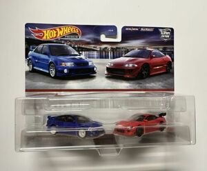 Hot Wheels 2023 Premium 2-Pack '95 Mitsubishi Eclipse & MitsubishiLancer Evo VI 海外 即決