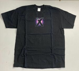 NEW Vintage 2001 Apple Mac OS X Leopard Launch Promo Black T-Shirt Size Large 海外 即決