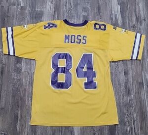 Randy Moss Minnesota Vikings Starter NFL Jersey ADULT 52 XL RARE 海外 即決