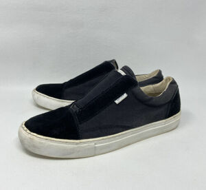 Suvsole Model CUP006SC, ブラック Slip On Sneakers, Men’s Size US 8 海外 即決