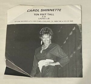 Carol / Shinnette / Ten Feet Tall & Ladies Lib 45 Obtune Records 1985 Oakland 海外 即決