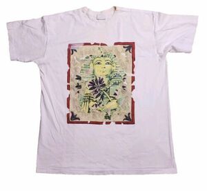 Vintage Banana Republic Tutankhamun Egyptian Single Stitch Graphic T Shirt L/XL 海外 即決
