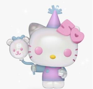 FUNKO POP! Sanrio Hello Kitty 50th Anniversary Hello Kitty Balloons w/ Protector 海外 即決