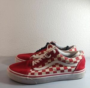 レッド & White Checkeレッド バンズ Old Skool Men's Shoes 500714 26.5cm(US8.5) Men / 10 Women 海外 即決