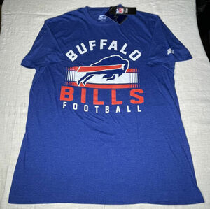 Buffalo Bills Starter Prime Time T-Shirt - Heathered Royal 海外 即決