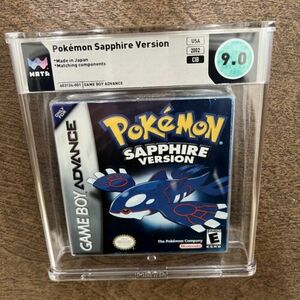 Pokemon Sapphire CIB WATA 9.0 Complete In Box Game Boy Advance 海外 即決