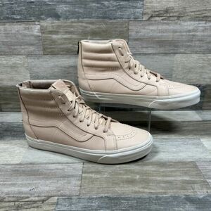 バンズ スケート ハイReissue Zip DX Veggie Men’s 10 Natural Tan レザー Skate Sneakers 海外 即決