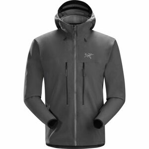 Arcteryx Acto FL Jacket Mens Large Softshell Grid Fleece Alpine Hood Pilot Gray 海外 即決